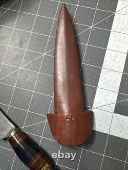 Antique 1948 Argentinian Bellver Fixed Blade Collectible Knife