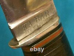 Antique'23-51 Union Cutlery Ka-bar Olean Ny Stag Hunting Skinning Knife Kabar Ec