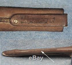 Antique 8-3/4 MARBLE'S HUNTING KNIFE Gladstone Mich USA 3 line with Serif over A