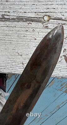 Antique Adirondack Hunting Knife Great Provenance Canton NY Rushton William Kip
