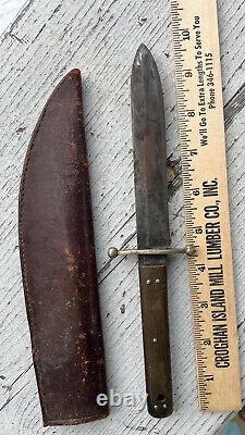 Antique Adirondack Hunting Knife Great Provenance Canton NY Rushton William Kip