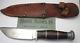 Antique BUHL SONS CO DETROIT MICH Fixed Blade Hunting Knife WOODCRAFT Pattern
