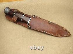 Antique BUHL SONS CO DETROIT MICH Fixed Blade Hunting Knife WOODCRAFT Pattern