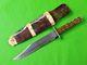 Antique British English Alfred Williams Sheffield Ebro Hunting Bowie Knife