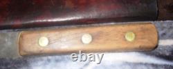 Antique Buffalo Hunter Knife Sheath-5 Vintage Butcher Knives-Re-enactments