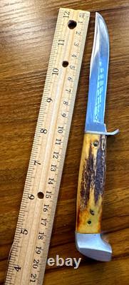 Antique CASE -1930- Blade Hunting Knife -Horn Handle
