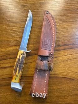 Antique CASE -1930- Blade Hunting Knife -Horn Handle