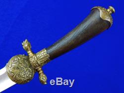 Antique German Germany French France 18 Century Hunting Dagger Knife with Scabbard