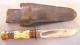 Antique M. S. A. (Marbles Safety Ax) hunting knife 1907
