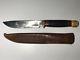 Antique MARBLES Gladstone M. S. A Co MSA Hunting Knife RARE Stag Pommel