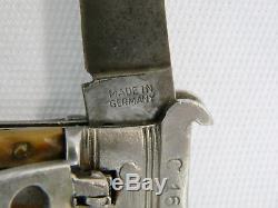 Antique Made In Germany Springer Folding Hunting Knife May Be Solingen