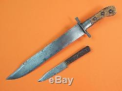 Antique Old 18 Century Austrian Austria Hunting Knife with Scabbard Dagger