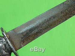 Antique Old 19 Century German Germany France French Hunting Dagger Knife Sword