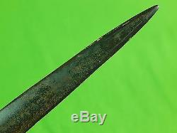 Antique Old 19 Century German Germany France French Hunting Dagger Knife Sword