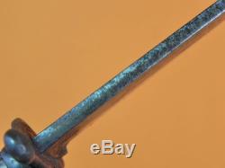Antique Old English British 19 Century Hunting Knife with Sheath