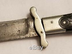 Antique Vintage 1902-1913 Marble Safety Axe Co M. S. A. Safety Hunting Knife