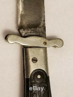 Antique Vintage 1902-1913 Marble Safety Axe Co M. S. A. Safety Hunting Knife