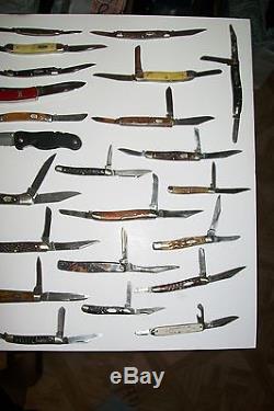 Antique/Vintage Mixed Lot of Pocket Knives & Hunting Knives. Must See Items. 