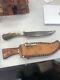 Antler Handled Fixed Hunting Knife 9 3/4 Blade 16 Overall