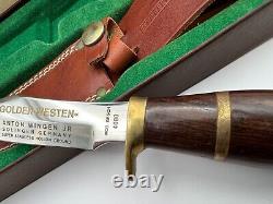 Anton Wingen Jr Bowie Knife Made In Germany