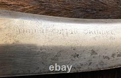 Anton Wingen Jr. Solingen, Germany, Original Buffalo Skinner, Genuine Stag, 9 1/4