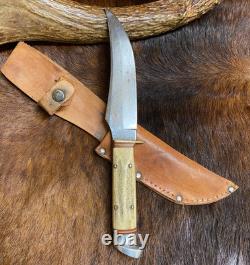 Anton Wingen Jr. Solingen, Germany, Original Buffalo Skinner, Genuine Stag, 9 1/4