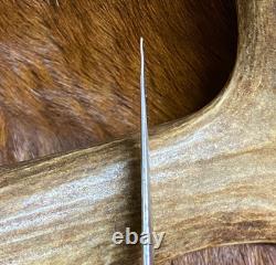 Anton Wingen Jr. Solingen, Germany, Original Buffalo Skinner, Genuine Stag, 9 1/4