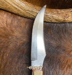 Anton Wingen Jr. Solingen, Germany, Original Buffalo Skinner, Genuine Stag, 9 1/4