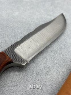 Anza USA 07 Vintage Fixed Blade Knife 8 With Sheath Rare Very Clean Anza USA 07 Vintage Fixed Blade Knife 8 With Sheath Rare Very Clean