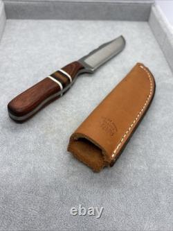 Anza USA 07 Vintage Fixed Blade Knife 8 With Sheath Rare Very Clean Anza USA 07 Vintage Fixed Blade Knife 8 With Sheath Rare Very Clean