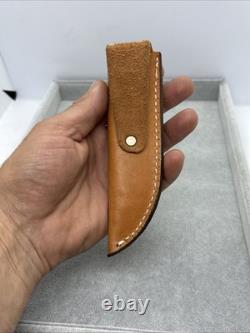 Anza USA 07 Vintage Fixed Blade Knife 8 With Sheath Rare Very Clean Anza USA 07 Vintage Fixed Blade Knife 8 With Sheath Rare Very Clean