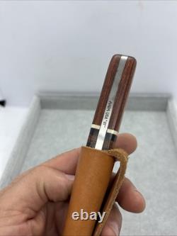 Anza USA 07 Vintage Fixed Blade Knife 8 With Sheath Rare Very Clean Anza USA 07 Vintage Fixed Blade Knife 8 With Sheath Rare Very Clean