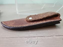 Anza USA 13 Vintage Fixed Blade Knife 8 With Sheath K15