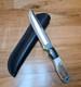 Anza USA Dunefield Knife With Elk Horn And Micarta Handle Heavy Duty 15 Mint