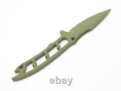 Attleboro USA DAU Tranh CPM20CV Green Cerakote Fixed Hunting Survival Neck Knife