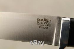 BARK RIVER KNIVES CLASSIC DROP POINT HUNTER BLACK MICARTA With MOSAIC PINS KNIFE