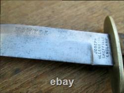 BEAUTIFUL Antique Jos. Allen & Son Sheffield NONXLL Bowie Hunting Knife withStag