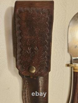 BEAUTIFUL CUSTOM HAND MADE FIXED BLADE KNIFE (Dale M Williams IL) HIGH QUALITY