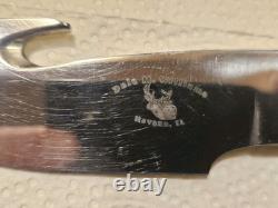 BEAUTIFUL CUSTOM HAND MADE FIXED BLADE KNIFE (Dale M Williams IL) HIGH QUALITY