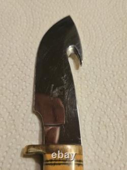 BEAUTIFUL CUSTOM HAND MADE FIXED BLADE KNIFE (Dale M Williams IL) HIGH QUALITY