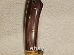 BEAUTIFUL CUSTOM HAND MADE FIXED BLADE KNIFE (Dale M Williams IL) HIGH QUALITY