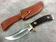 BENCHMADE KNIVES 10 Upswept Hunting Knife with Leather Sheath