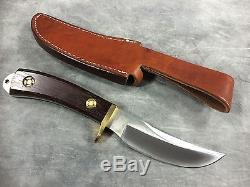 BENCHMADE KNIVES 10 Upswept Hunting Knife with Leather Sheath