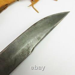 BIG BOWIE KNIFE 15 1/2 HAND-MADE native pommel with cover