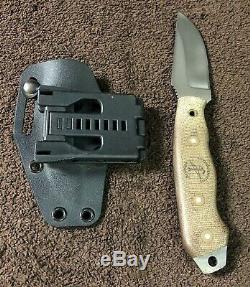 BLIND HORSE KNIVES ANIOLEK SURVIVAL SCHOOL GRADUATE ONLY withBLADETECH SHEATH