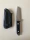 BROCK Combat Options Tanto Fixed Blade Knife Black G10 with Kydex Sheath