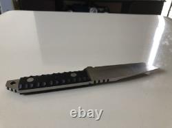 BROCK Combat Options Tanto Fixed Blade Knife Black G10 with Kydex Sheath