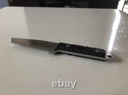BROCK Combat Options Tanto Fixed Blade Knife Black G10 with Kydex Sheath