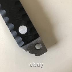 BROCK Combat Options Tanto Fixed Blade Knife Black G10 with Kydex Sheath