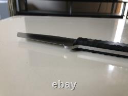 BROCK Combat Options Tanto Fixed Blade Knife Black G10 with Kydex Sheath